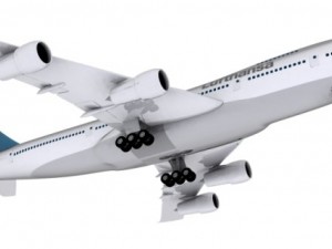 boeing lufthansa Modelo 3D