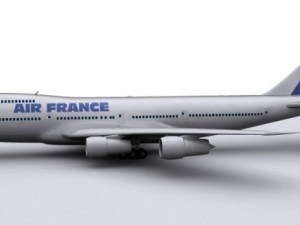 boeing air france Modelo 3D