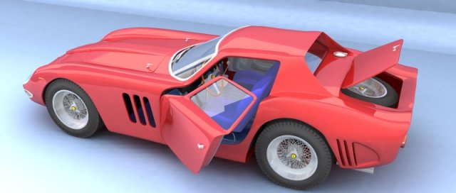 ferrari gto 3D Model .c4d .max .obj .3ds .fbx .stl .blend 