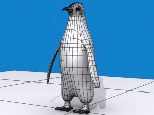 penguin emperor 3D Model