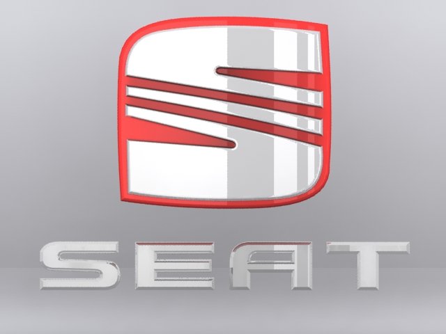 seat logo car 3D 모델 .c4d .max .obj .3ds .fbx .stl .blend 