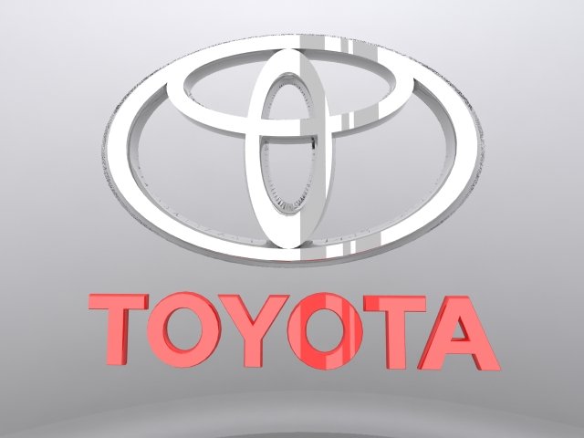 toyota logo 3d Modelo 3D .c4d .max .obj .3ds .fbx .stl .blend 