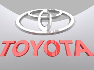 toyota logo 3d Modelo 3D