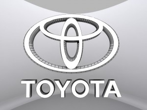 toyota logo 3d Modelo 3D