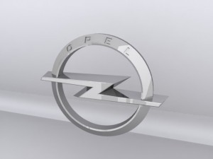 opel logo 3d Model 3D