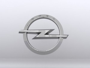 opel logo 3d 3D 模型