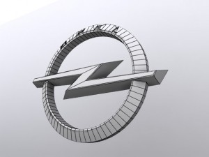 opel logo 3d 3D 模型