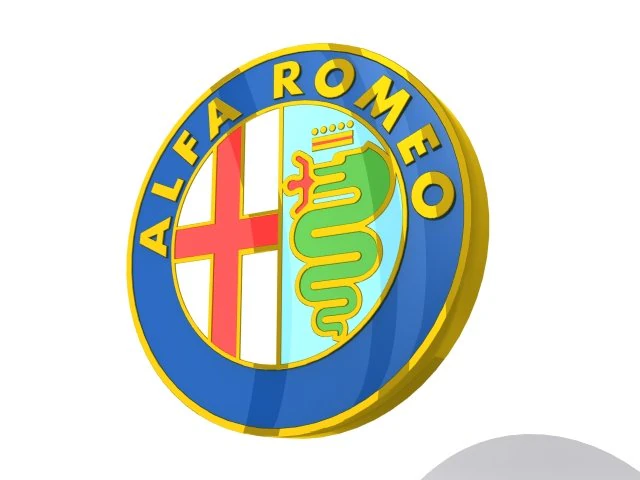 logo alfa romeo 3d Model 3D .c4d .max .obj .3ds .fbx .stl .blend 