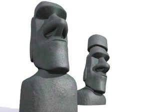 3d models easter island moai 3d Model 3D