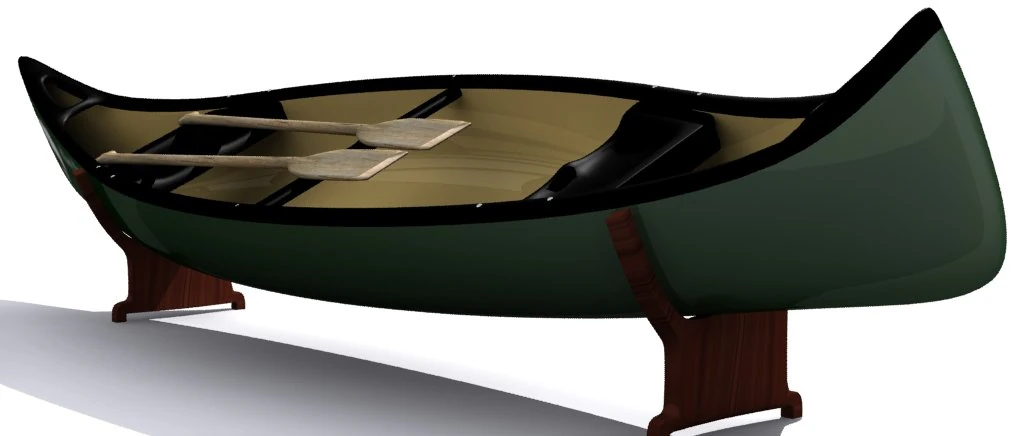 canoe 3D Model .c4d .max .obj .3ds .fbx .stl .blend 