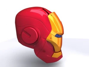 helm iron man 3d Model 3D