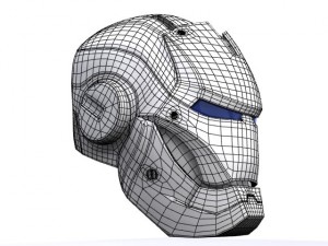 iron man helmet 3d Modello 3D