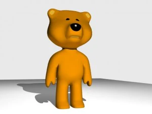 ursinho de pel&uacute;cia Modelo 3D