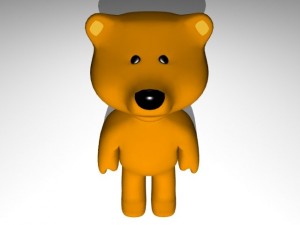 teddy bear Modello 3D