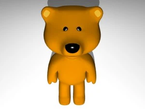 ursinho de pel&uacute;cia Modelo 3D