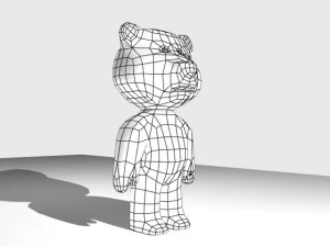 ursinho de pel&uacute;cia Modelo 3D