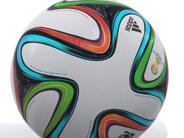 adidas brazuca 3d official match ball world cup 3D Model
