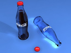 coca cola bottle Modello 3D