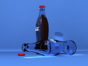 coca cola bottle Modello 3D