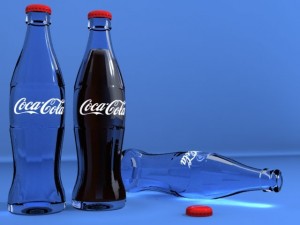 coca cola bottle Modello 3D