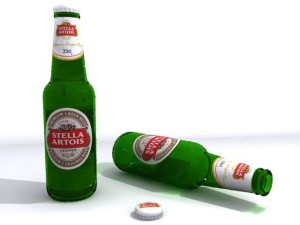beer bottle 3d Model 3D