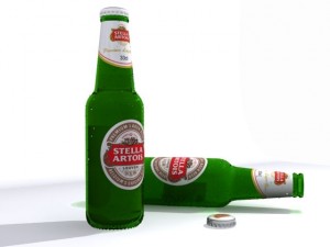 beer bottle 3d Modelo 3D