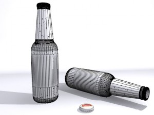 beer bottle 3d Modelo 3D