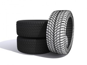 car tires 3d 3Dモデル