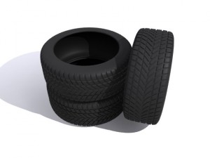 car tires 3d 3Dモデル