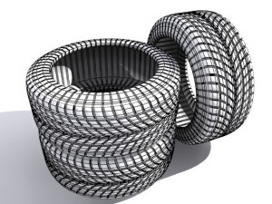 car tires 3d 3Dモデル