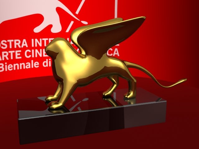 venice golden lion award Model 3D .c4d .max .obj .3ds .fbx .stl .blend