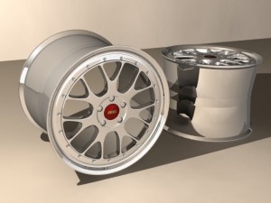 car rims 3d Model 3D