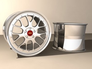 car rims 3d 3D Модель