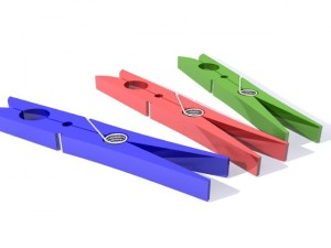 clothespin 3d 3D Model