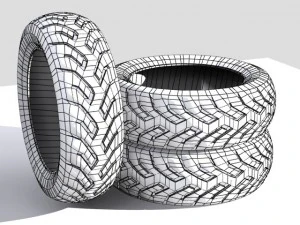 Olahraga sepeda ban 3d Model 3D