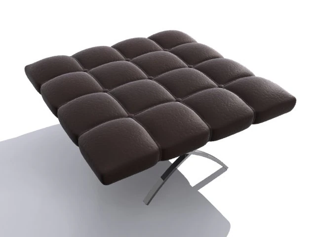 bangku kulit 3d Model 3D .c4d .max .obj .3ds .fbx .stl .blend