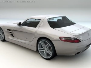 mercedes sls amg 3D Model
