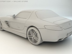 mercedes sls amg 3D Model