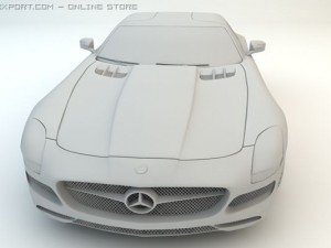 mercedes sls amg 3D Model