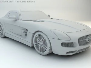 mercedes sls amg 3D Model