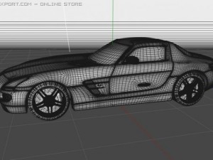 mercedes sls amg 3D Model