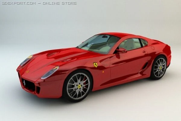 ferrari 599 gtb 3D Model .c4d .max .obj .3ds .fbx .stl .blend 