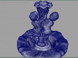 roman fountain 3D Модель