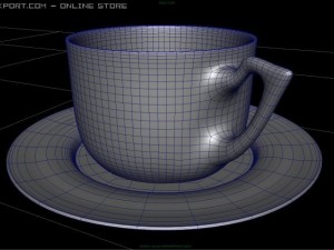 coffee and tea set 3D Модель