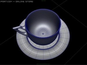 coffee and tea set 3D Модель