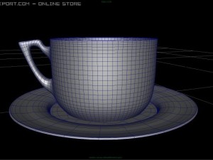 coffee and tea set 3D Модель