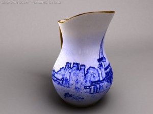 coffee and tea set 3D Модель