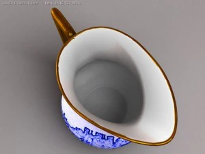 コーヒーと紅茶のセット 3Dモデル