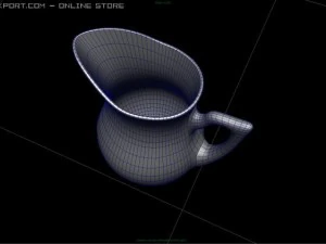 コーヒーと紅茶のセット 3Dモデル