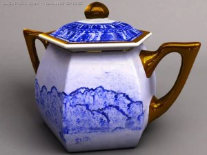 コーヒーと紅茶のセット 3Dモデル